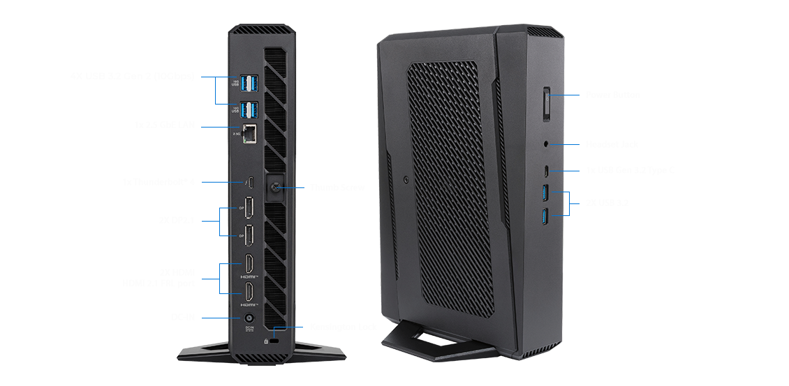 i/o ports for high performance computer for high school esports